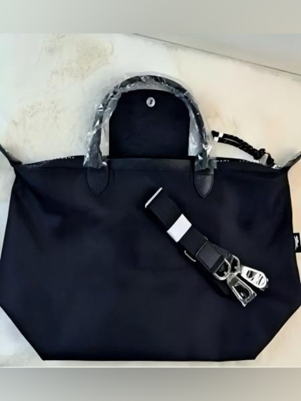 Longchamp Black Crossbody Bag Tote Bag